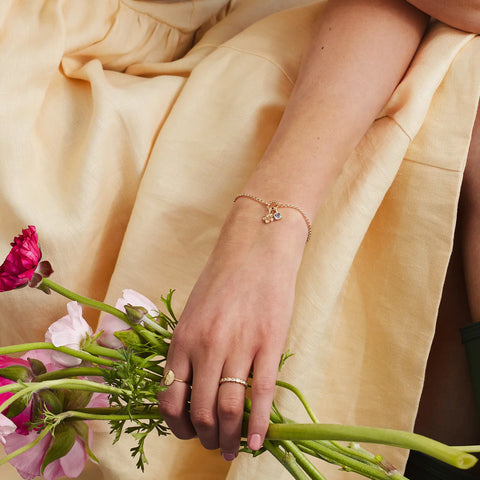 March Birth Flower Charm
