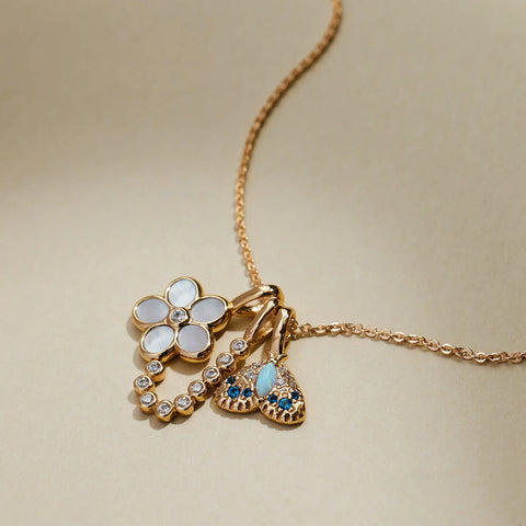 Moth Gemstone Charm | Final Sale