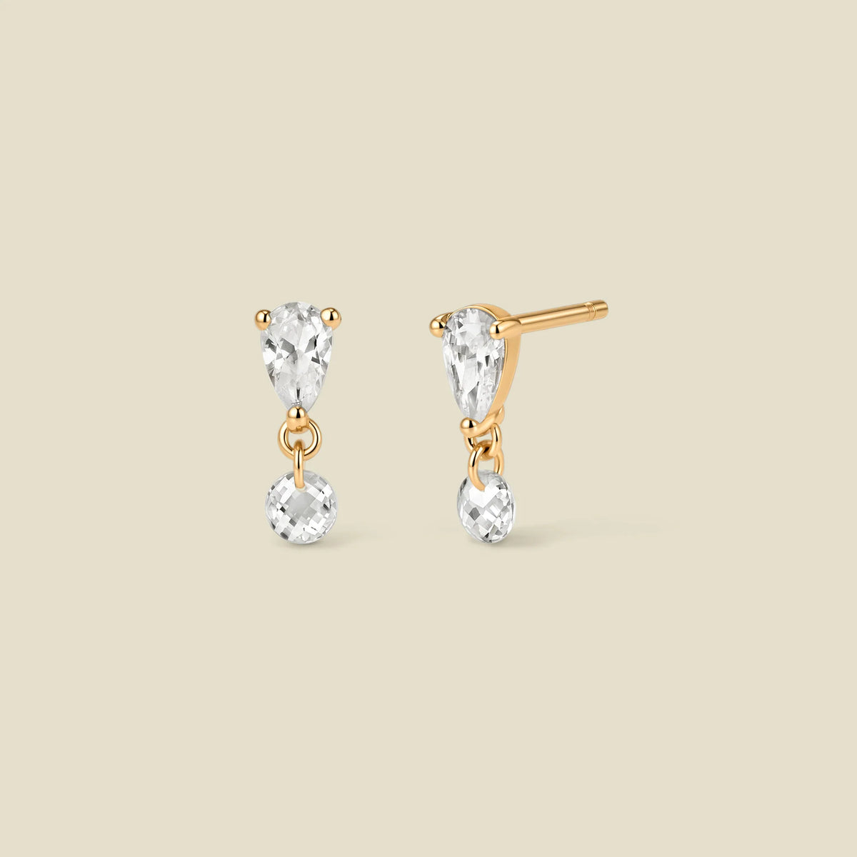 Dew Drop Stud Earrings