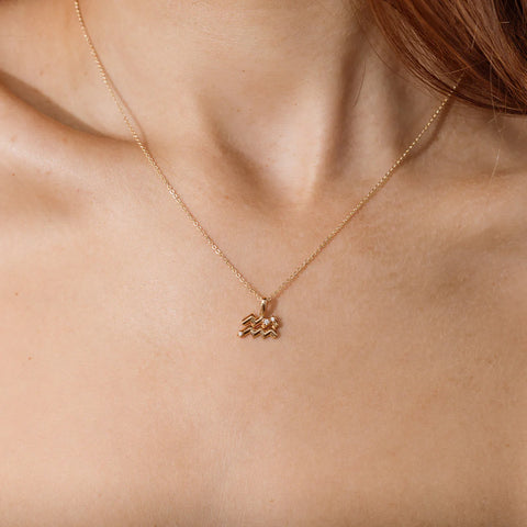 Aquarius Zodiac Charm | Final Sale
