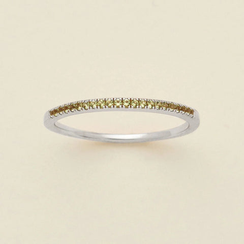 August Birthstone Stacking Ring