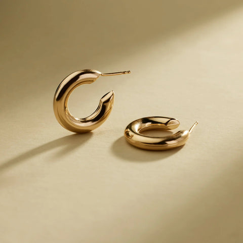 Gloss Hoop Earrings | Final Sale