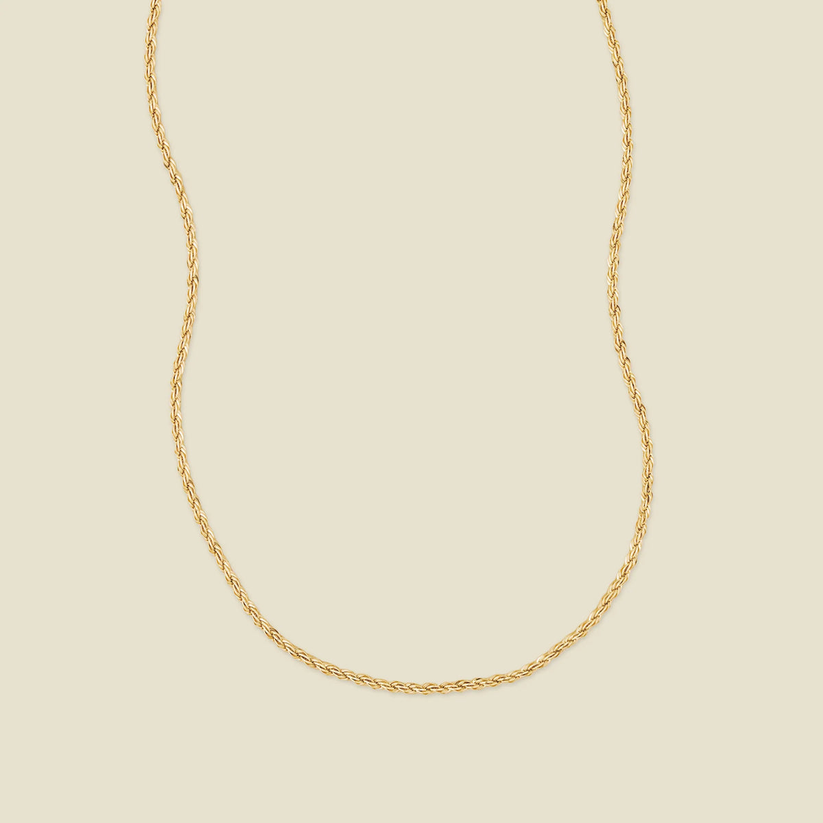 French Rope Chain Necklace