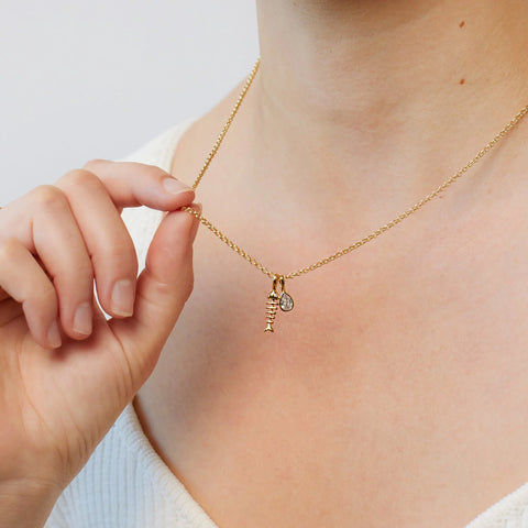 Fishbone Charm | Final Sale