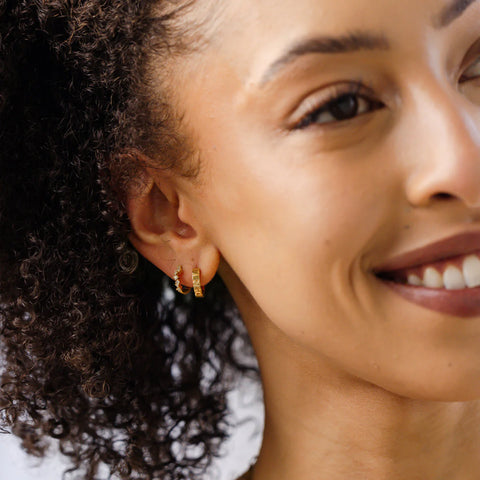 Virgo Huggie Hoop Earrings | Final Sale