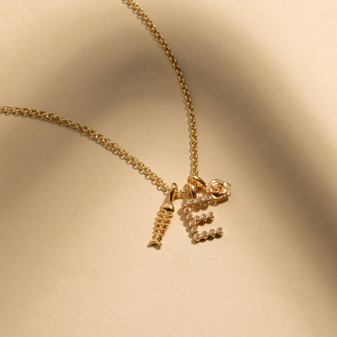 Fishbone Charm | Final Sale