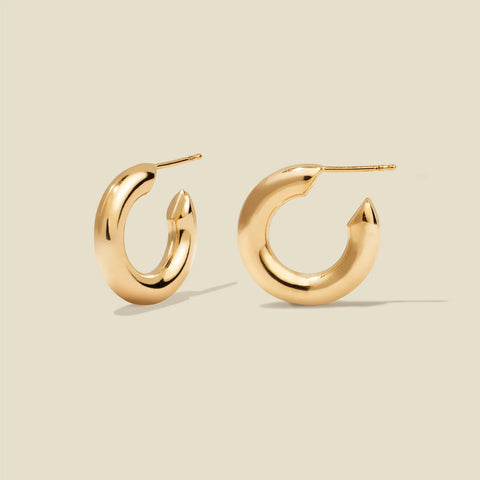 Gloss Hoop Earrings | Final Sale