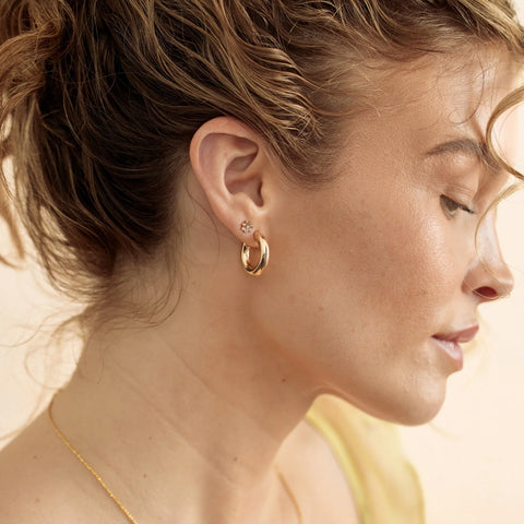 Gloss Hoop Earrings | Final Sale