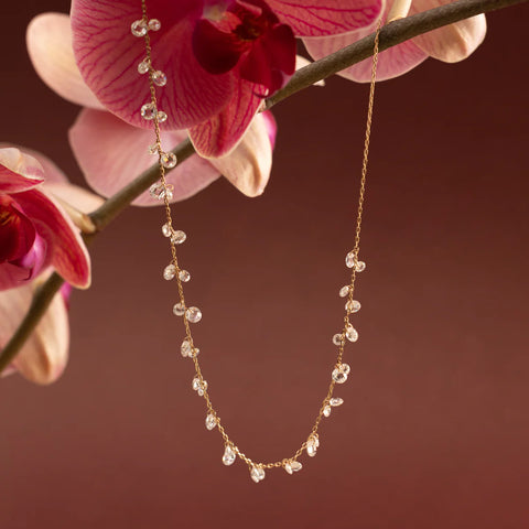 Dew Drop Floating Necklace