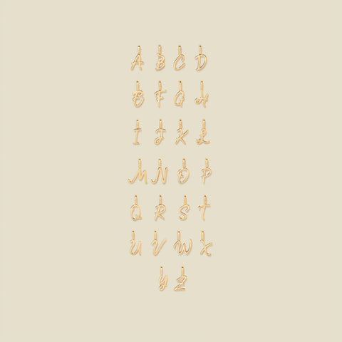 Script Initial G Charm