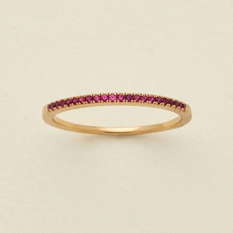 July Birthstone Stacking Ring