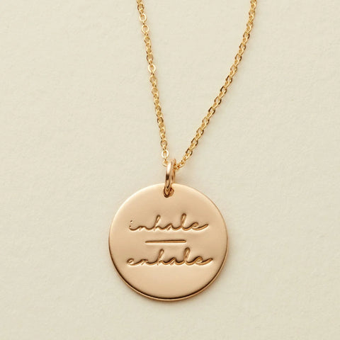 Pause Collection Disc Necklace
