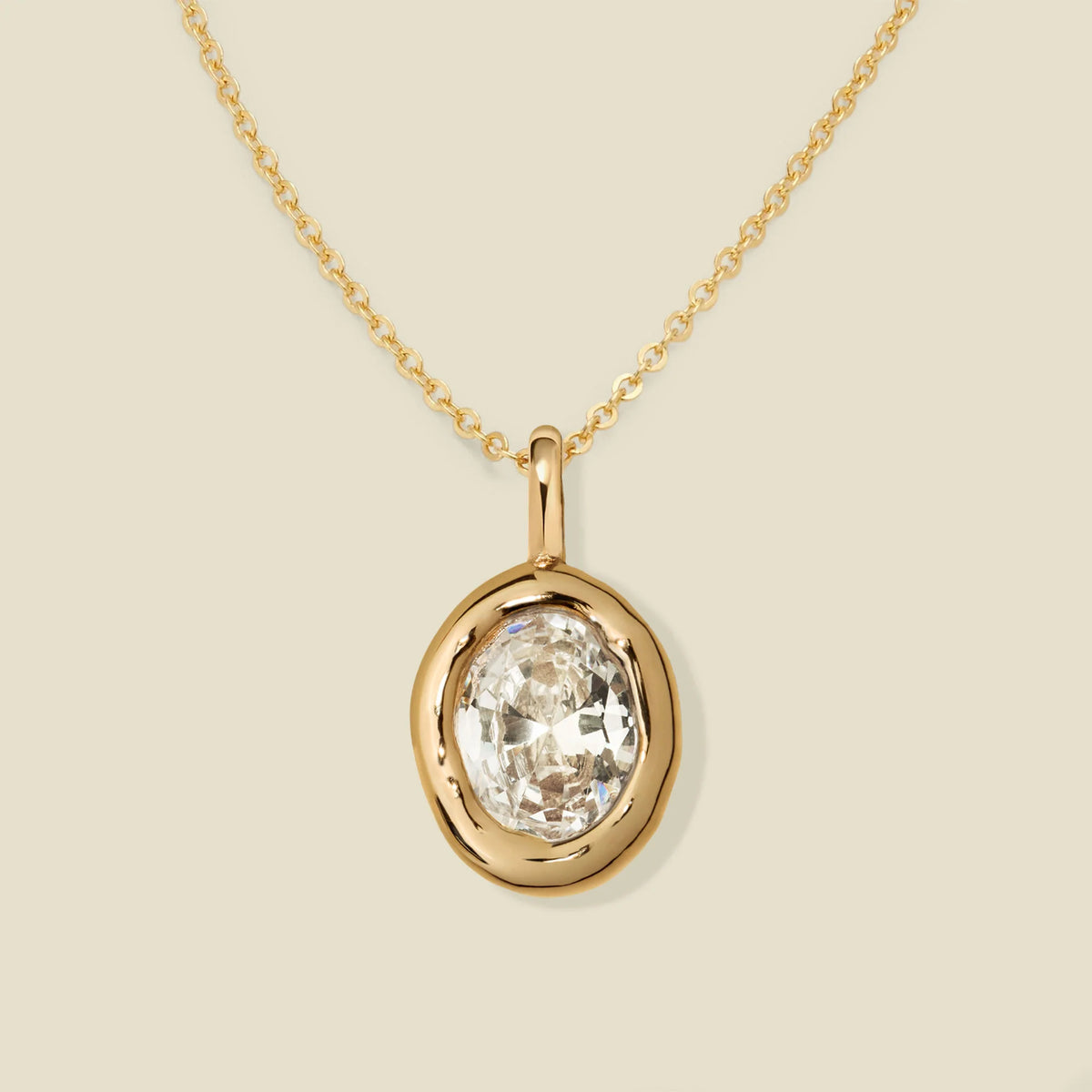 Tova Oval Charm Necklace