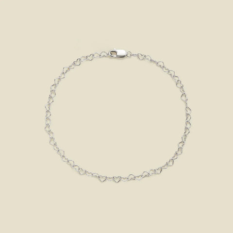 Heart Chain Bracelet