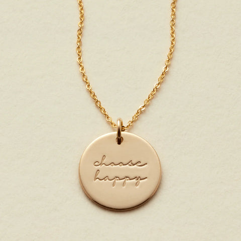 Pause Collection Disc Necklace