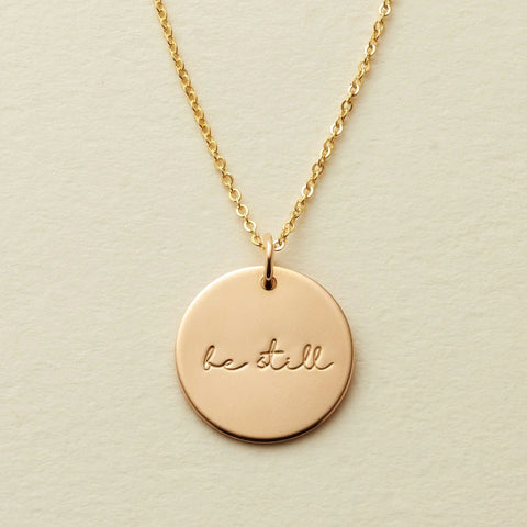 Pause Collection Disc Necklace