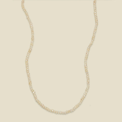 Pearl Strand Choker Necklace