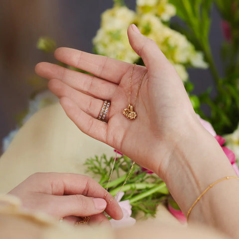 May Birth Flower Charm