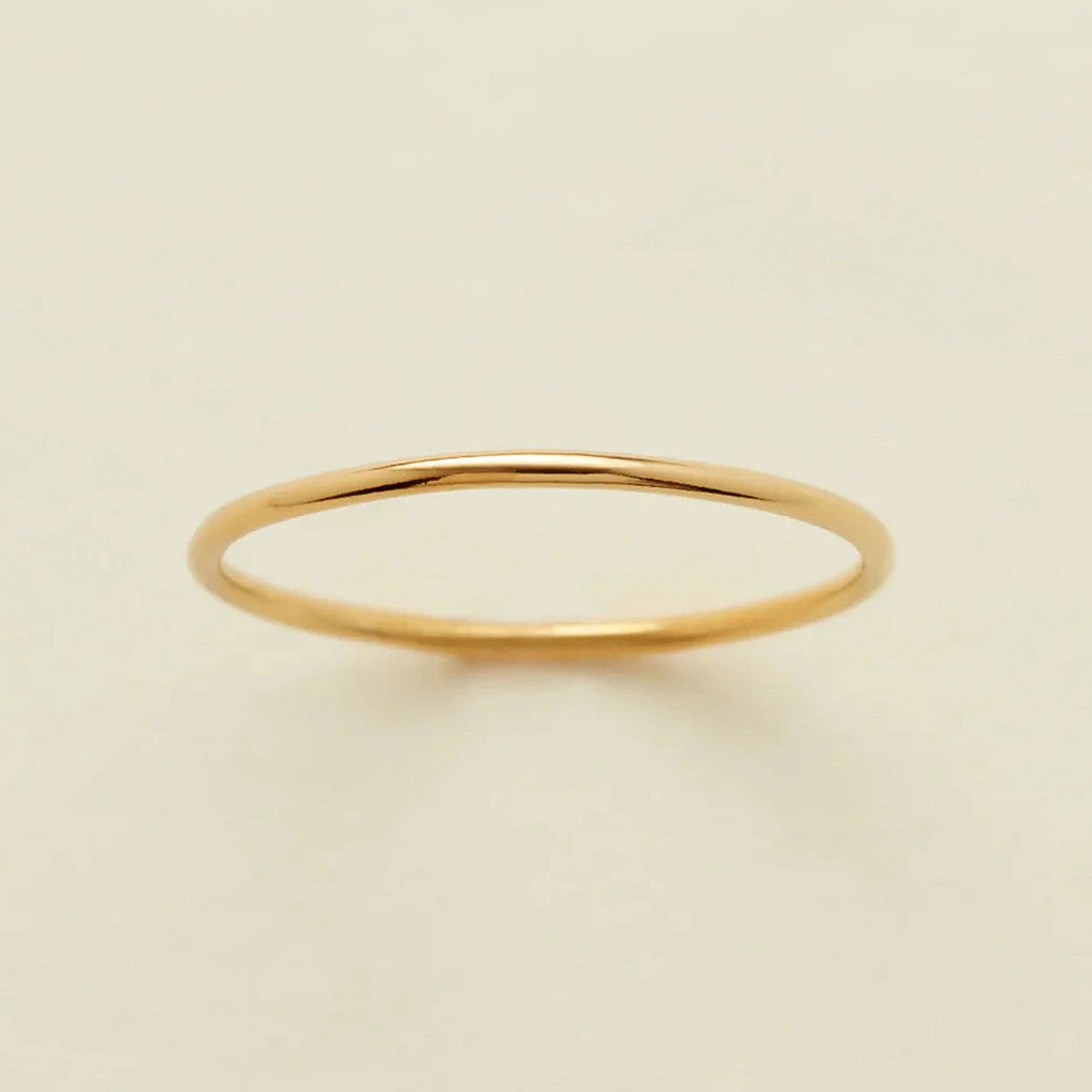 14k Round Stacking Ring
