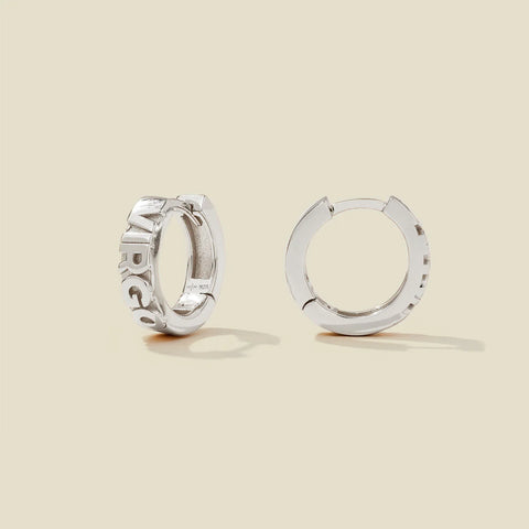 Virgo Huggie Hoop Earrings | Final Sale