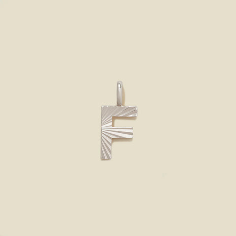Initial F Charm | Final Sale