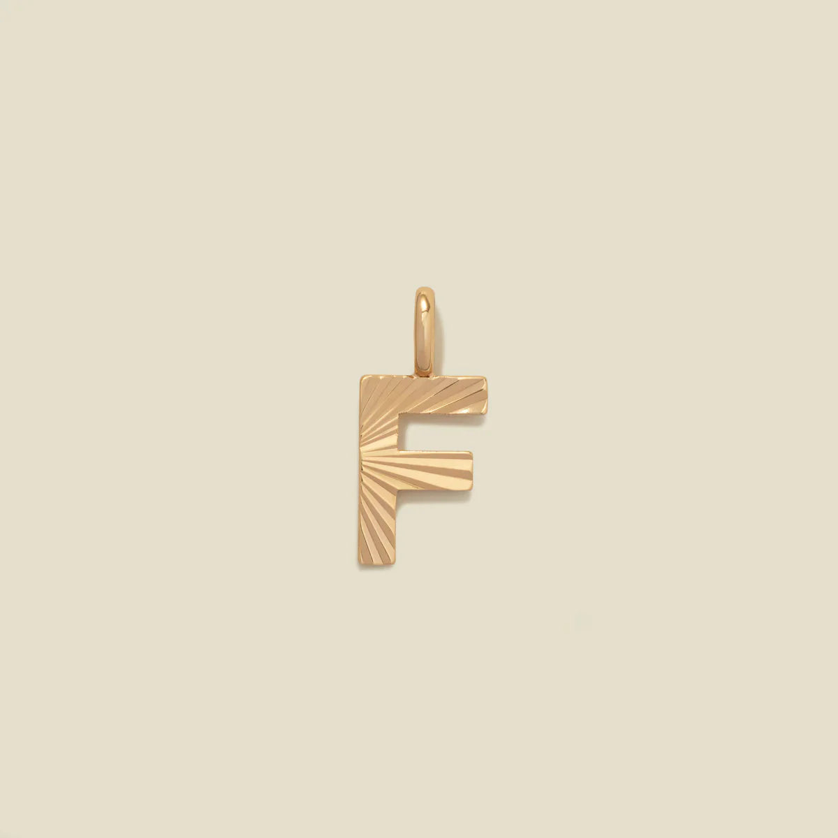 Initial F Charm | Final Sale