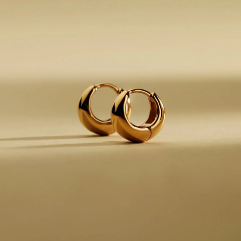 Gloss Huggie Hoop Earrings | Final Sale