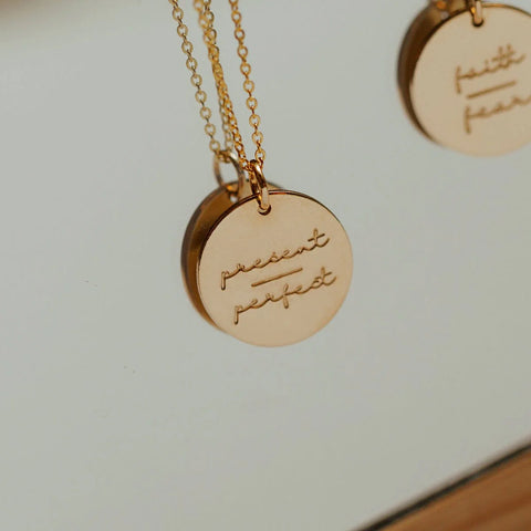 Pause Collection Disc Necklace