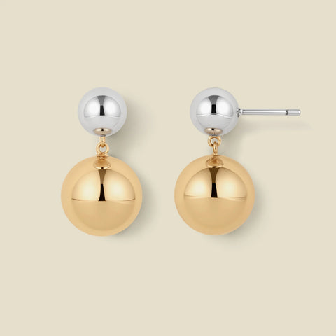 Sol Drop Stud Earrings
