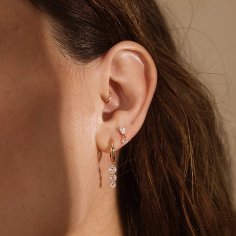 Dew Drop Stud Earrings