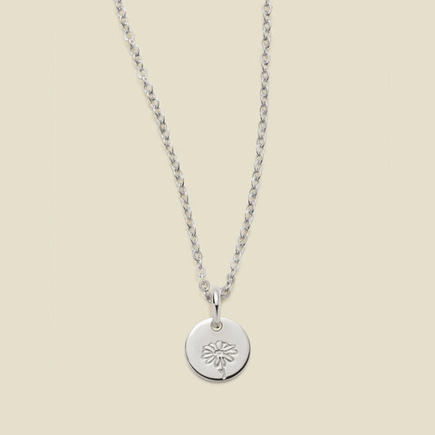 April Birth Flower Necklace