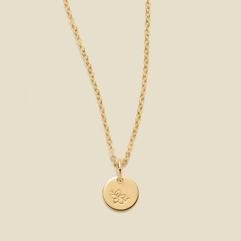 March Birth Flower Necklace