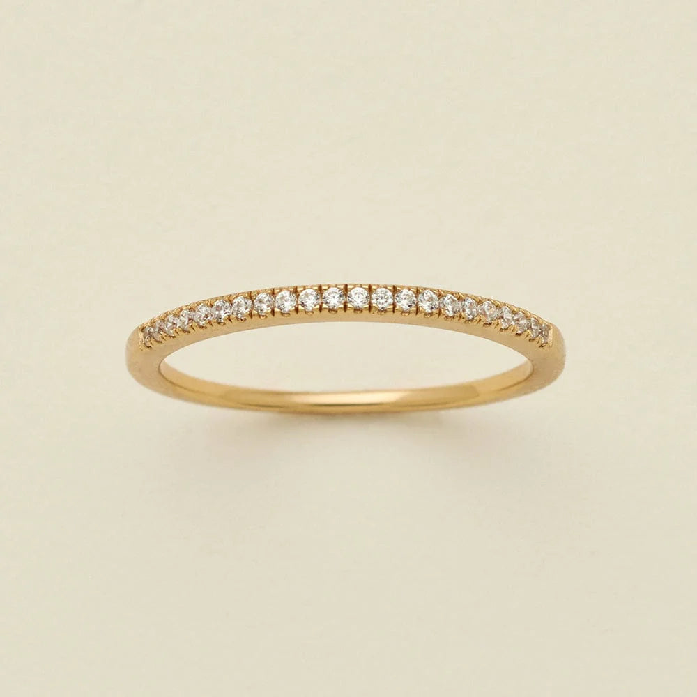 April Birthstone Stacking Ring