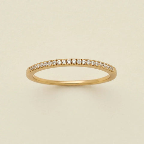 April Birthstone Stacking Ring