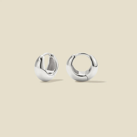 Gloss Huggie Hoop Earrings | Final Sale