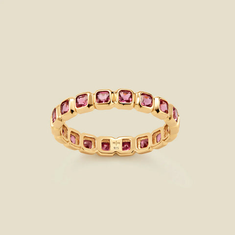 October Birthstone Eternity Ring