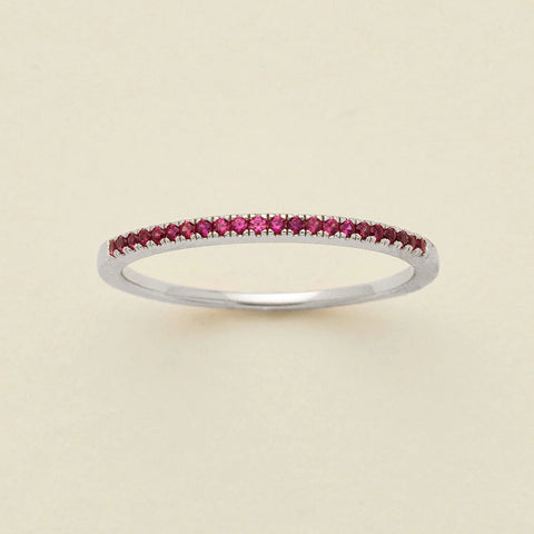July Birthstone Stacking Ring