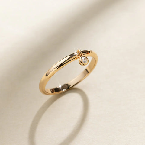CZ Poppy Drop Ring | Final Sale