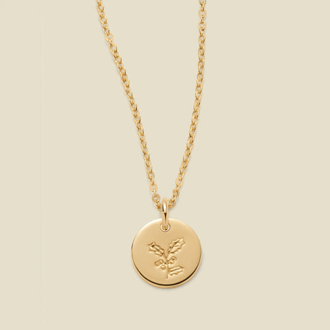 December Birth Flower Necklace