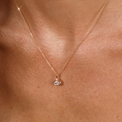 April Oval Birthstone Charm