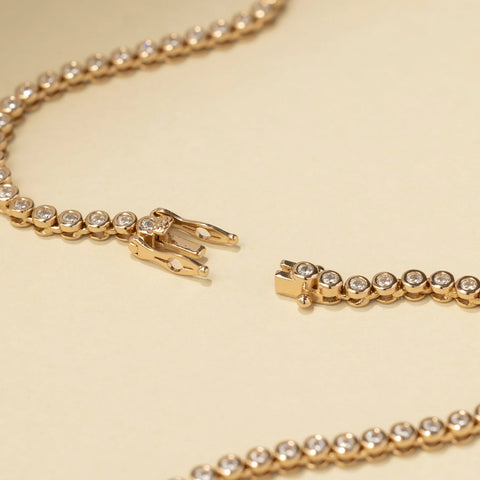 CZ Poppy Tennis Bracelet