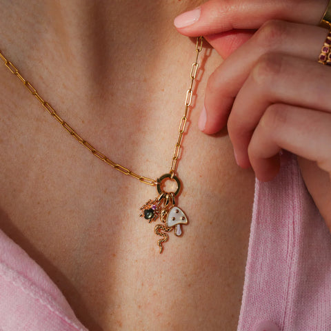 Spider Gemstone Charm | Final Sale