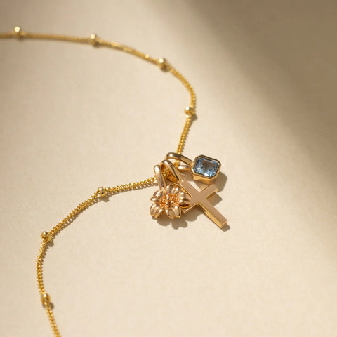July Birth Flower Charm