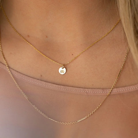November Birth Flower Necklace