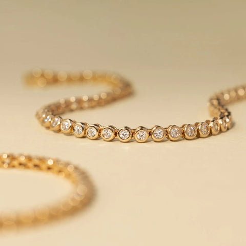 CZ Poppy Tennis Bracelet