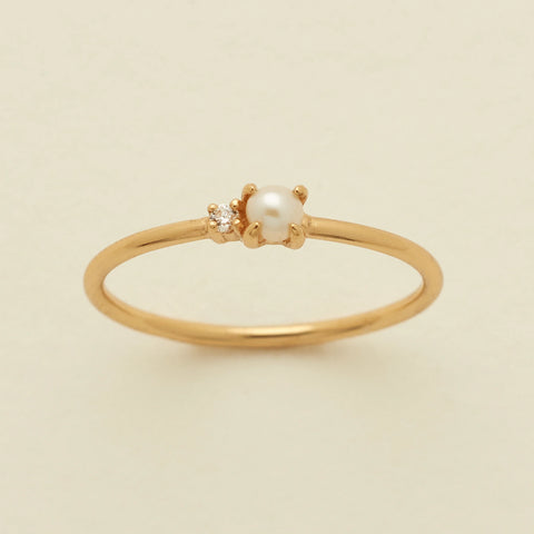 Petite Pearl Ring | Final Sale