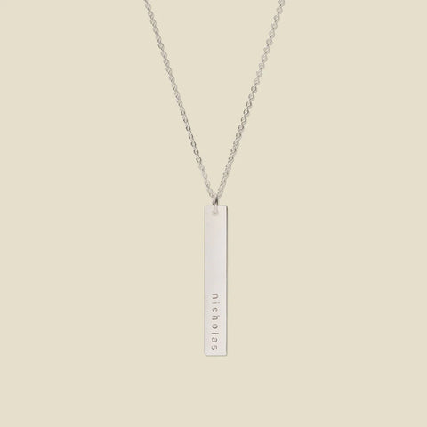 Vertical Bar Necklace
