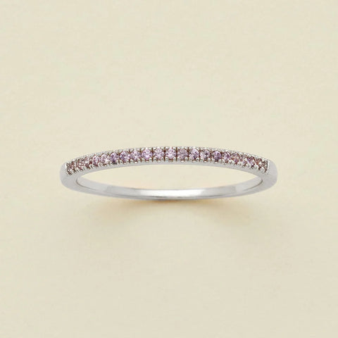 June Birthstone Stacking Ring