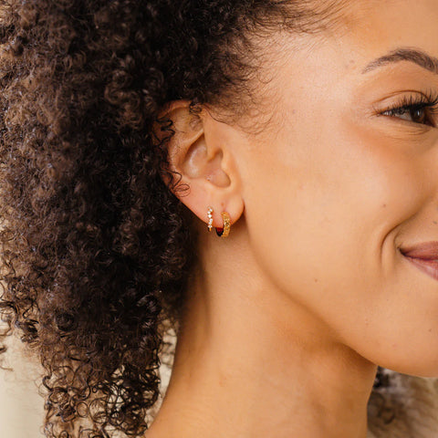 Pisces Huggie Hoop Earrings | Final Sale