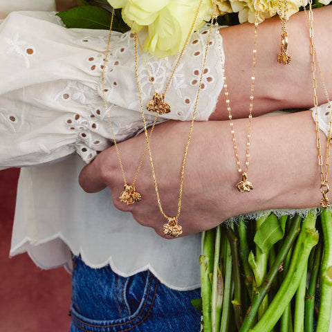 December Birth Flower Charm